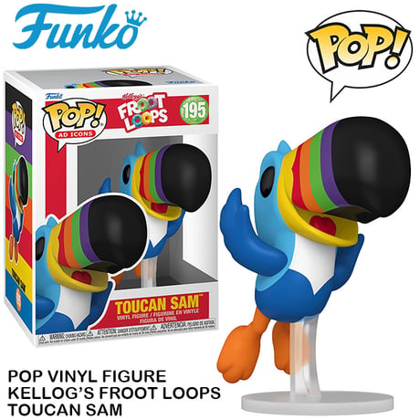 POP! AD ICONS VINYL FIGURE Kellogg's FROOT LOOPS TOUCAN SAM 【FUNKO】