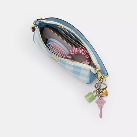 🎀コーチ COACH　ノリータ 19・ギンガム プリント アンド チャーム　CEN01 IMN48