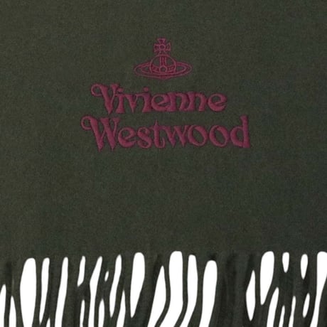 ヴィヴィアンウエストウッド VIVIENNE WESTWOOD マフラー 25-W00Q7-M411 レディース メンズ ダークグリーン マフラー