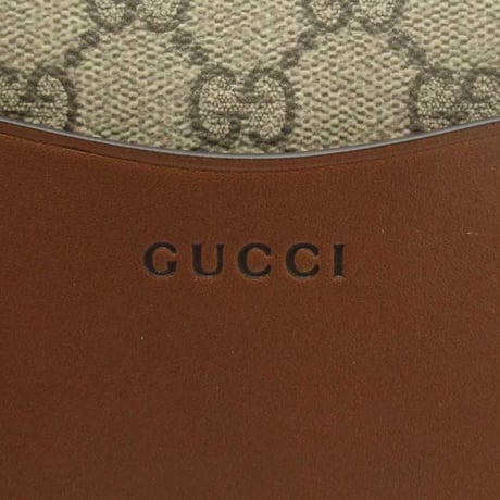 GUCCI GG EMBLEM GG エンブレム GGスプリーム ミニショルダーバッグ 821216 FAED3 9786（ブラウン系×ベージュ系マルチ）ブティックライン