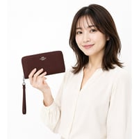 🎀コーチ COACH　ロング ジップ アラウンド ウォレット・キルティング　CEL63 SVMPL
