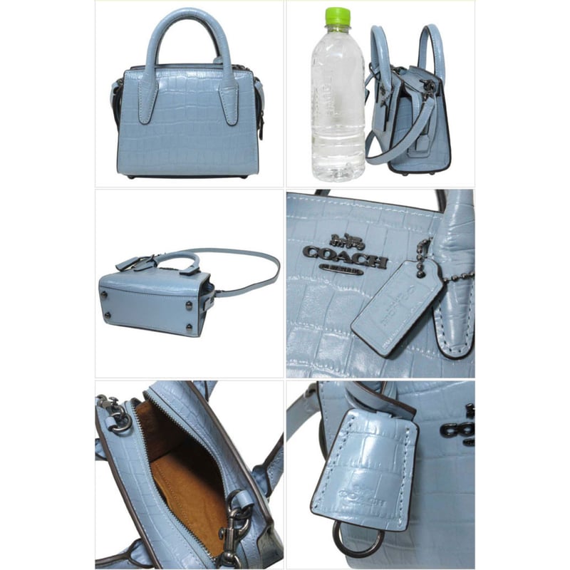 コーチ バッグ COACH クロコ調 アンドレア ミニ キャリーオール ミニ 