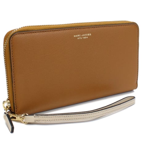 マークジェイコブス  THE CONTINENTAL WRISTLET ラウンドファスナー 長財布 S161L03FA22 225 CATHAY SPICE MULTI ブラウン系