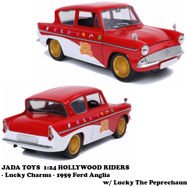 【逸品】 1959 CHARMS LUCKY 1:24 Ford The Lucky w/ Anglia 組立済みダイキャストモデル