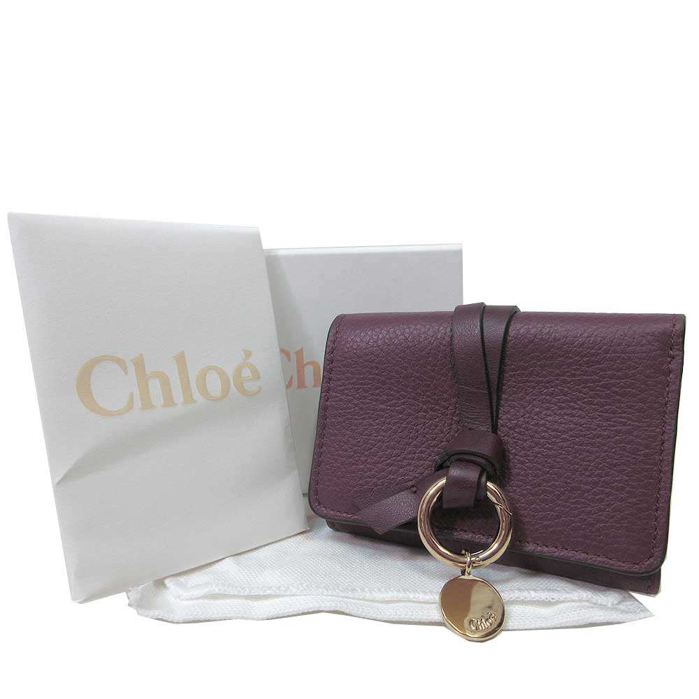 クロエ 財布 三つ折り財布(小銭入れあり) Chloe' アルファベット クロエ 財布 三つ折り財布(小銭入れあり) Chloe' アルファベット