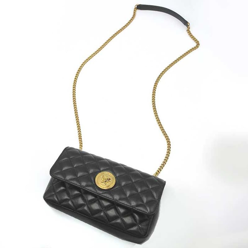ヴェルサーチェ VERSACE キルティング ラムレザー スモール ヴェルサーチェ VERSACE キルティング ラムレザー スモール