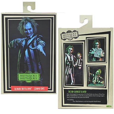 ビートルジュース 7"アクションフィギュア STRIPED SUIT【NECA】