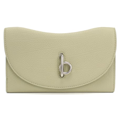 バーバリー BURBERRY 三つ折り長財布 小銭入付き ブランド8081652　B731HUNTER グリーン系