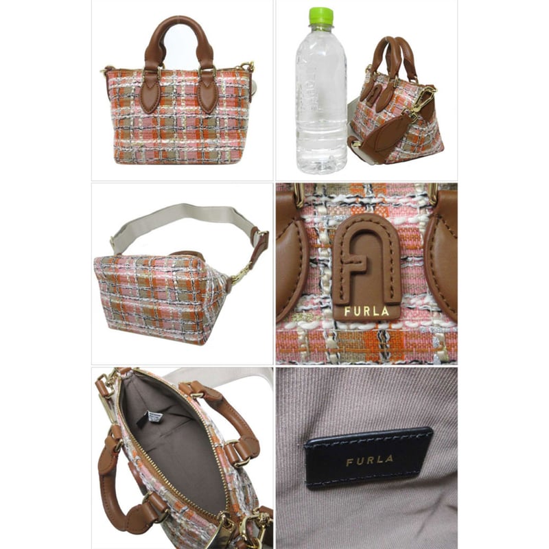 フルラ バッグ FURLA チェック柄 カリプソ ミニ クロスボディ 斜め掛け  