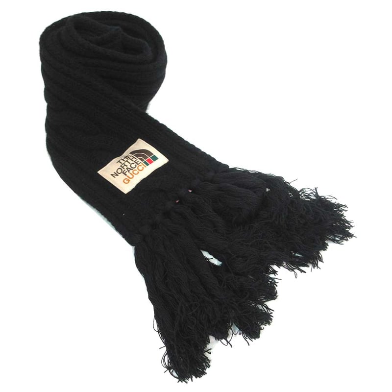 グッチ アパレル GUCCI × North Face ウール マフラー 653561-4g2 