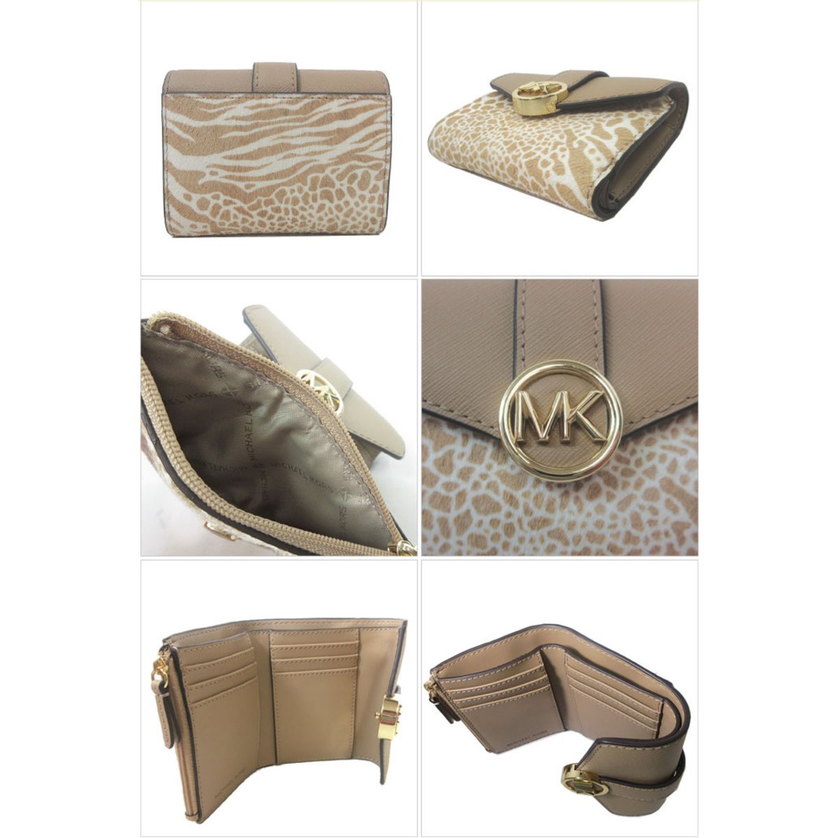 マイケルコース 三つ折り財布(小銭入れあり) MICHAEL KORS カルメン 