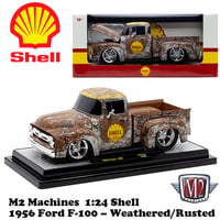 M2 MACHINES 1:24 SHELL 1956 Ford F-100 Weathered/Rusted 【シェル】ミニカー