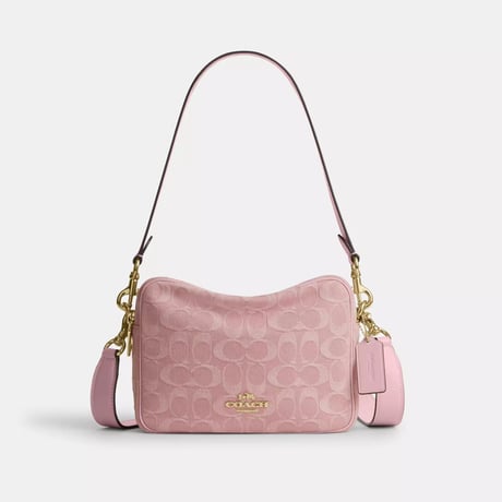 🎀コーチ COACH　キャリー クロスボディ バッグ・シグネチャー デニム　CER69 IMNH1