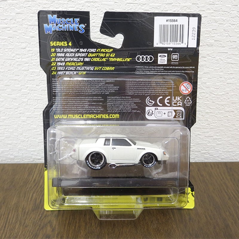 Muscle Machines 1:64 1987 Buick GNX White 【マッスル