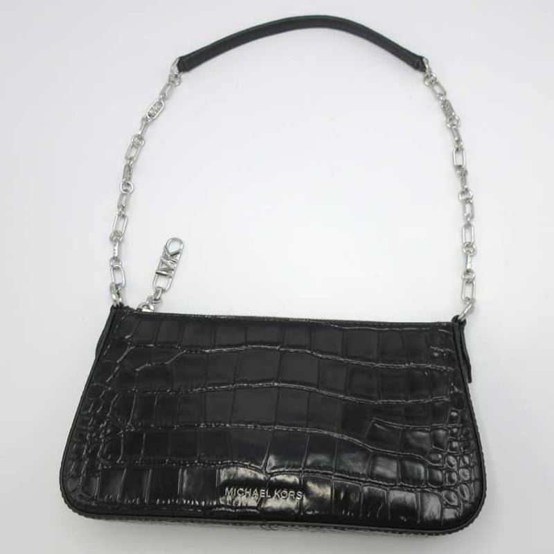 マイケルコース ショルダーバッグ MICHAEL KORS クロコ調 チェーン