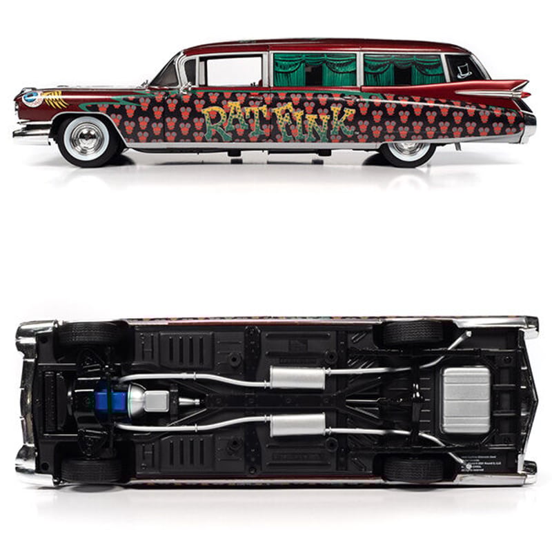 【限定】RATFINK キャデラック ミニカー ラットフィンク アメトイ 限定】RATFINK キャデラック ミニカー ラットフィンク アメトイ