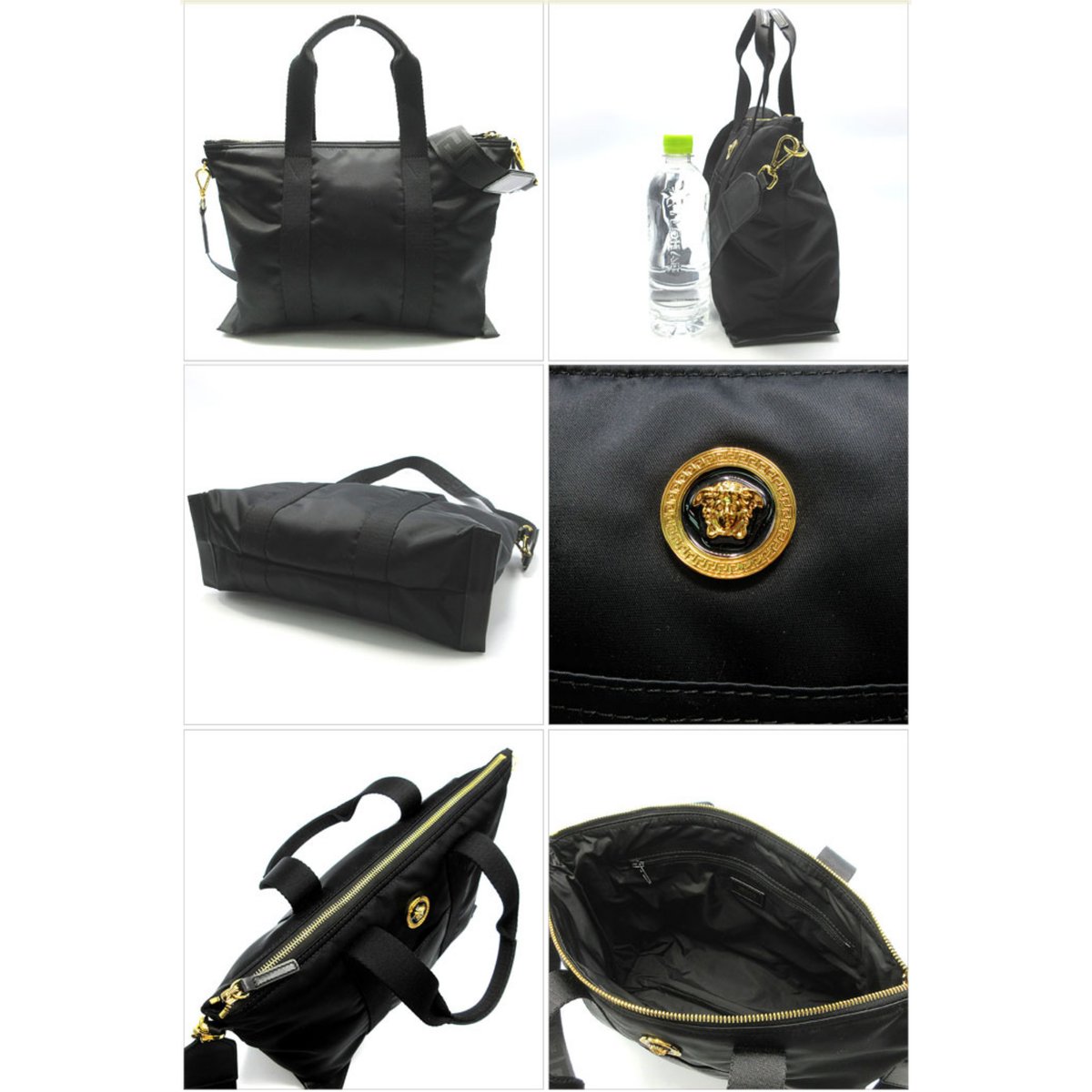 ヴェルサーチェ トートバッグ VERSACE ナイロン メデューサ ヴェルサーチェ トートバッグ VERSACE ナイロン メデューサ