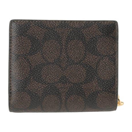 🎀コーチ COACH スナップ ウォレット・シグネチャー キャンバス　CW789 IMXAQ