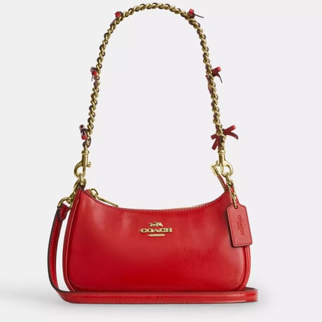 🎀コーチ COACH　テリ ミニ クロスボディ バッグ・ボウ　CDW68 IMCNT