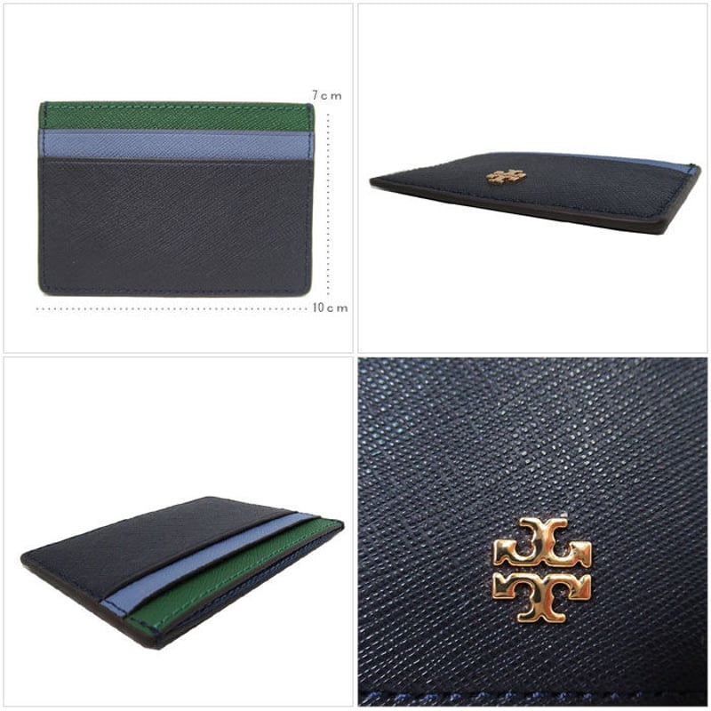 トリーバーチ カードケース 80136 417 BLUEWOOD TORY NAVY ARUG 