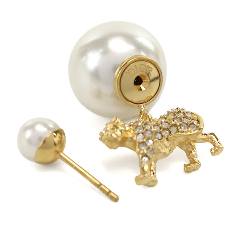 ディオール Christian Dior パール ピアス CDモチーフE2411 ディオール Christian Dior パール ピアス CDモチーフE2411