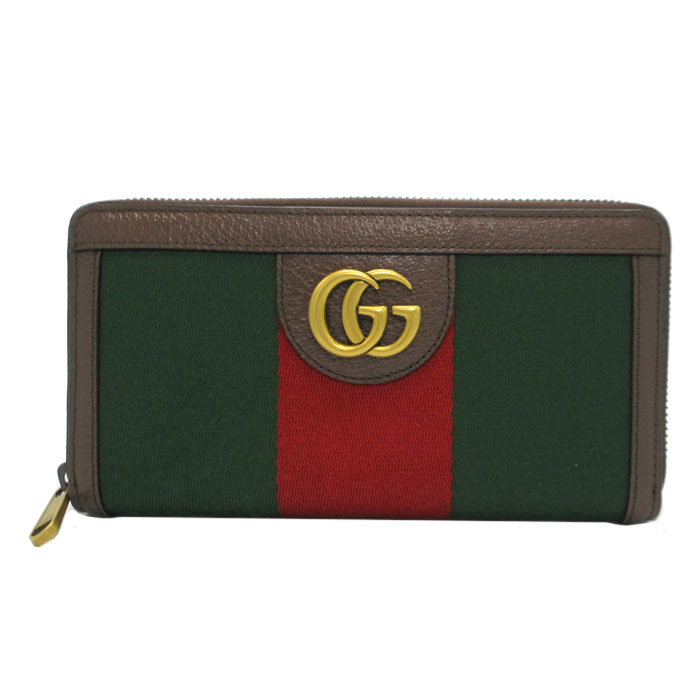 グッチ 長財布 GUCCI インターマーモント ウェビングライン ラウンド 