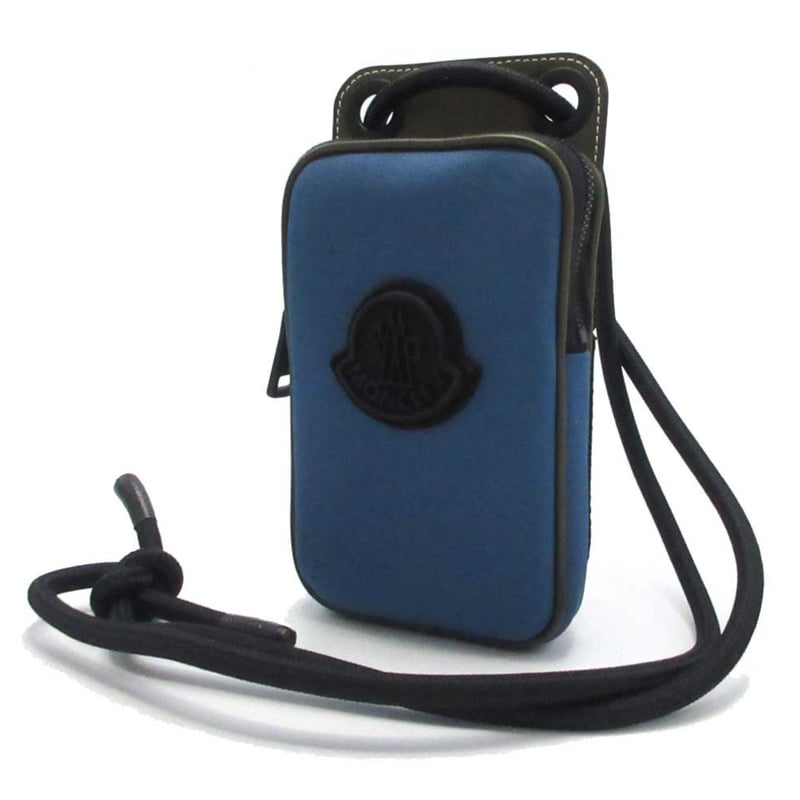 美品☆MONCLER ボディバッグ ショルダーバッグ スマホポーチ ホワイト系