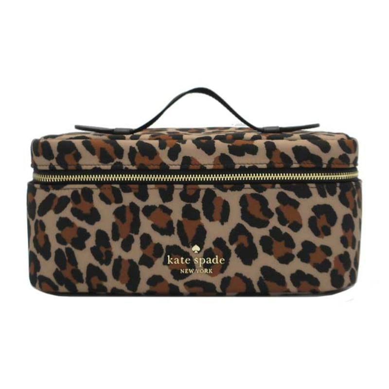 kate spade★Chelsea Spotted Leopard★化粧ポーチ/レオパード柄 ケイトスペード コスメポーチ kate spade チェルシー ナイロン