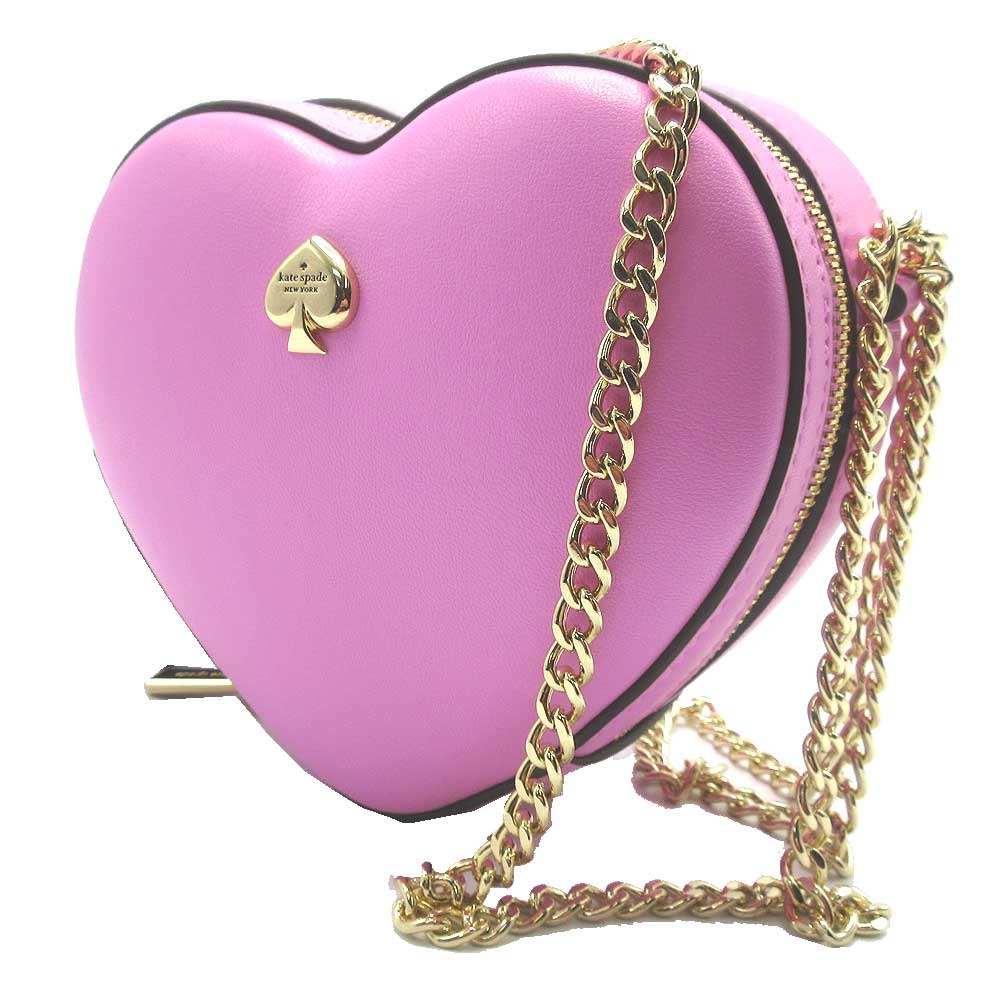ケイトスペード ニューヨーク ショルダーバッグ レザー 3D ミニ ハート