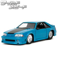 JADATOYS 1:24 ワイルドスピードダイキャストカー 1989 FORD MUSTANG GT