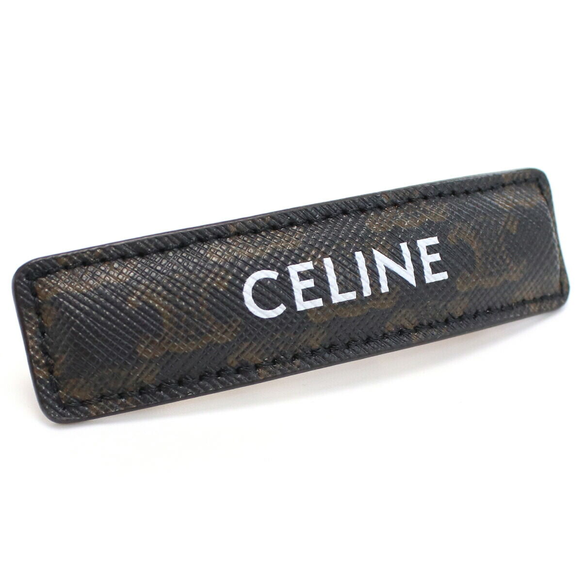 セリーヌ CELINE バレッタ ブランド ロゴプリント ヘアクリップ 46Z96