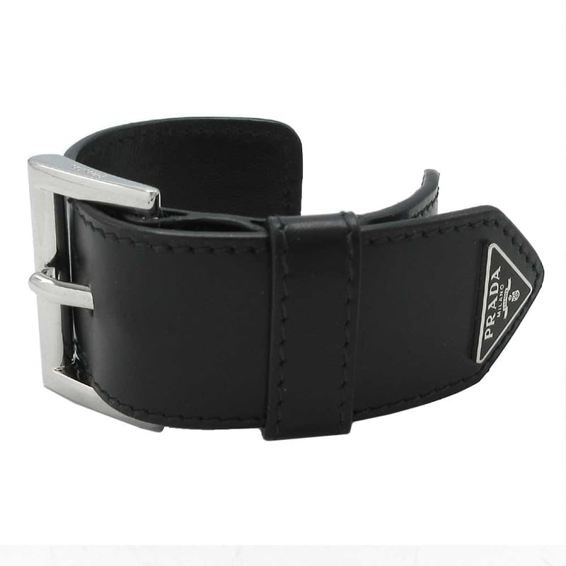 プラダ レザーバングル PRADA プラダ ブレスレット バングル レザー