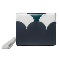 クロエ 二つ折り財布 Chloe リンダ レザー コンパクト ウォレット CHC22AP280H38 48A(Iconic Navy) アウトレット レディース