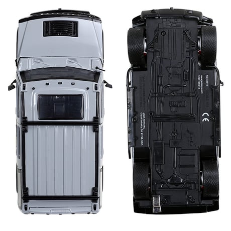JADATOYS 1:24 JUST TRUCKS w/RACK & WHEELS 2003 Hummer H2 ミニカー