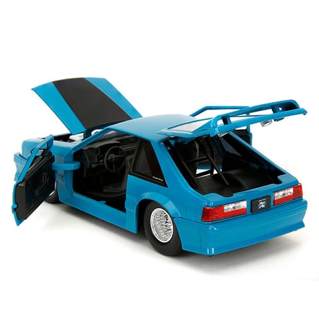 JADATOYS 1:24 ワイルドスピードダイキャストカー 1989 FORD MUSTANG GT