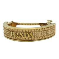🎀プラダ ヘアバレッタ PRADA FERMAGLI クリスタル 1IF099 2CK4 F03CR CRYSTAL JEWELS / ORO+LIGHT C.TOPアウトレット レディース