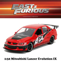JADATOYS 1:32 ワイルドスピードダイキャストカー Mitsubishi Lancer Evolution IX