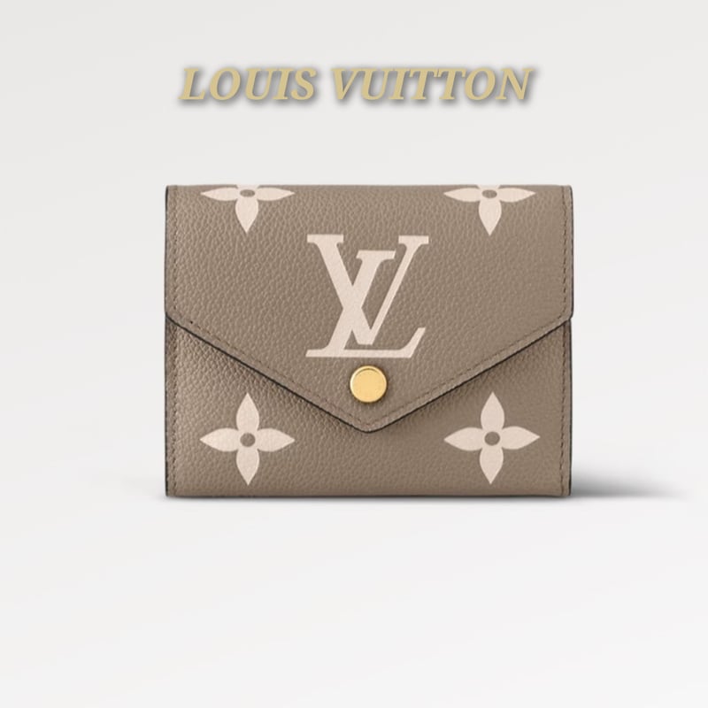 LOUIS VUITTON 二つ折り財布 M81861 グレー ルイヴィトン)M81861 ポルトフォイユ・ヴィクトリーヌ財布
