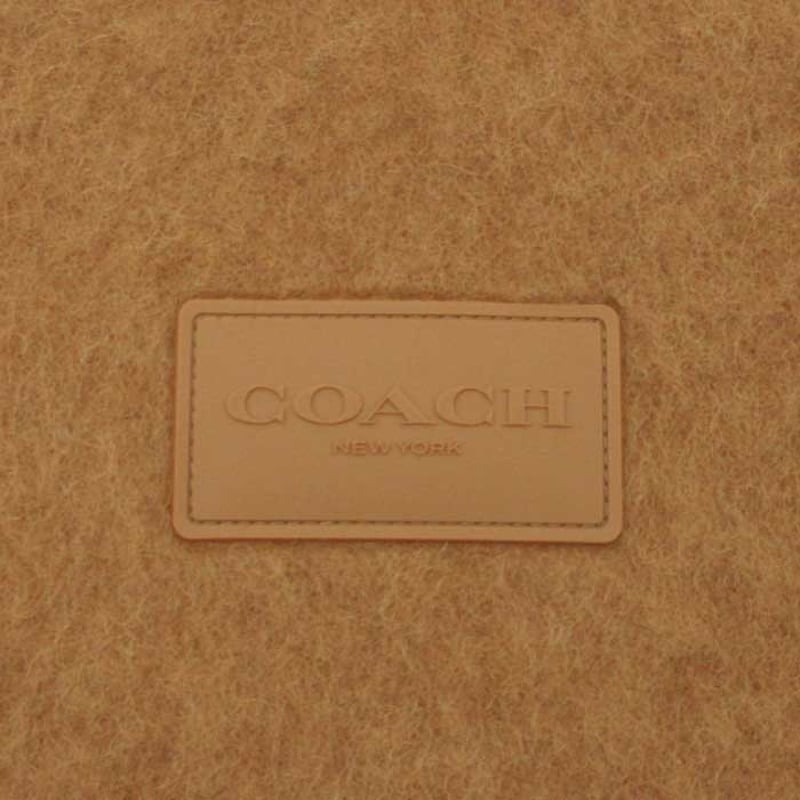 コーチ アパレル COACH ラバー パッチ ロゴ アルパカ マフラー