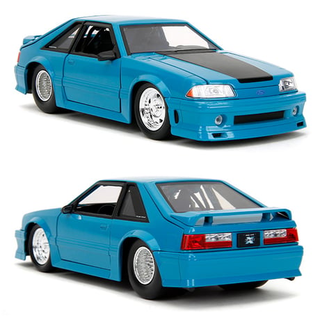 JADATOYS 1:24 ワイルドスピードダイキャストカー 1989 FORD MUSTANG GT