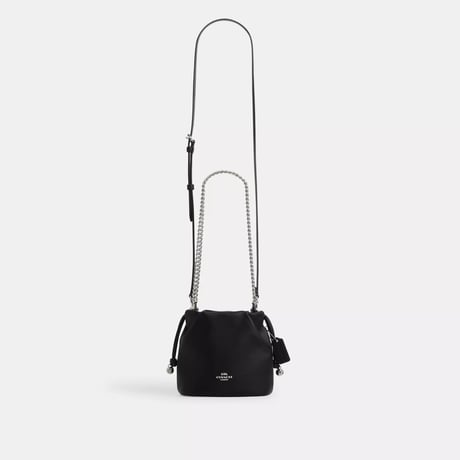 🎀コーチ COACH　フェイ ミニ ドローストリング バッグ・ルーシング　CDB67 SV/BK