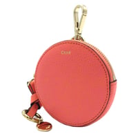 クロエ コインケース Chloe スモール ラウンド パース 小銭入れ CHC23SP766 F57 6W2 : Flaming Coral レディース アウトレット