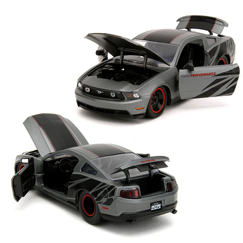 Jada Toys Ford Mustang GT ミニカー Jada Big Time Muscle 1:24 2024 Ford Mustang GT Dark Horse Die-Cast