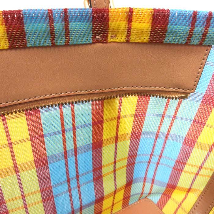 トリーバーチ トートバッグ TORY BURCH チェック柄 エマーソン  