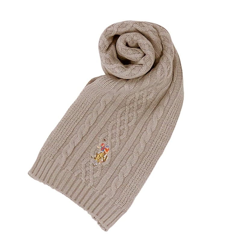 コーチ coachシグネチャー ロボット刺繍ニット マフラー　新品未使用❗️ コーチ coachシグネチャー ロボット刺繍ニット マフラー 新品未使用