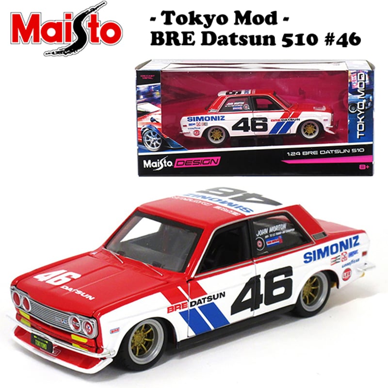 TOKYO MOD BRE Datsun 510 #46 ミニカー 1:24 TOKYO MOD BRE Datsun 510 #46 ミニカー【Maisto】