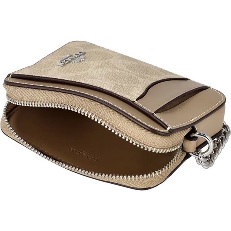 ?コーチ COACH ジップ カード ケース・シグネチャー キャンバス CW883 