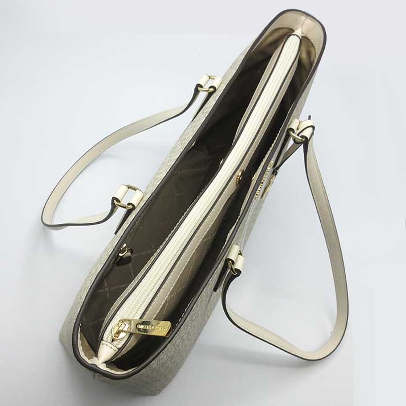 マイケルコース トートバッグ パイソン調メタリックストライプ 肩掛け  