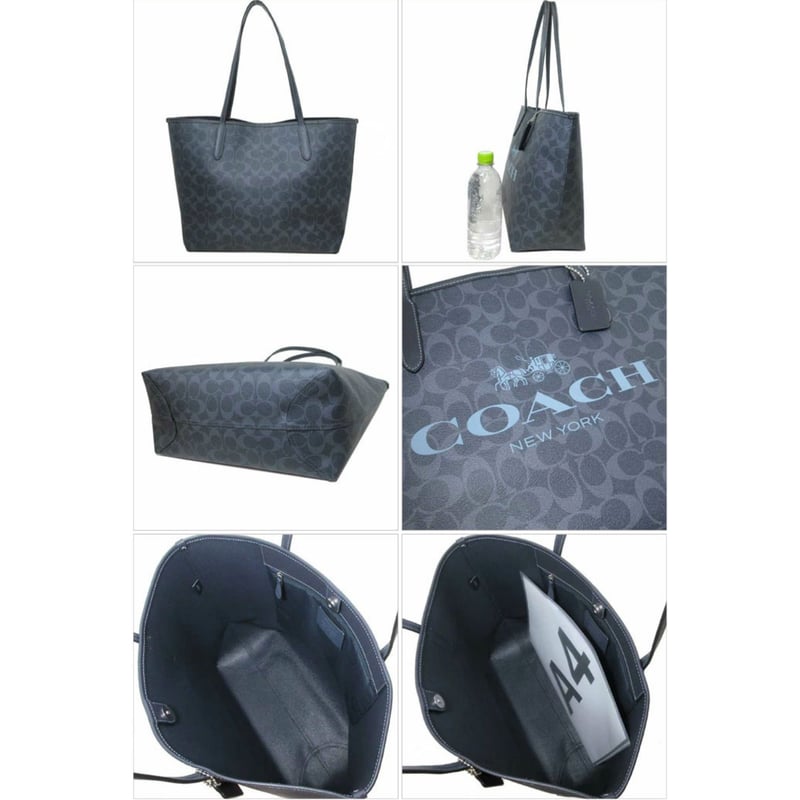 コーチ トートバッグ COACH シグネチャー ロゴ シティ トート 肩掛け コーチ トートバッグ COACH シグネチャー ロゴ シティ トート 肩掛け