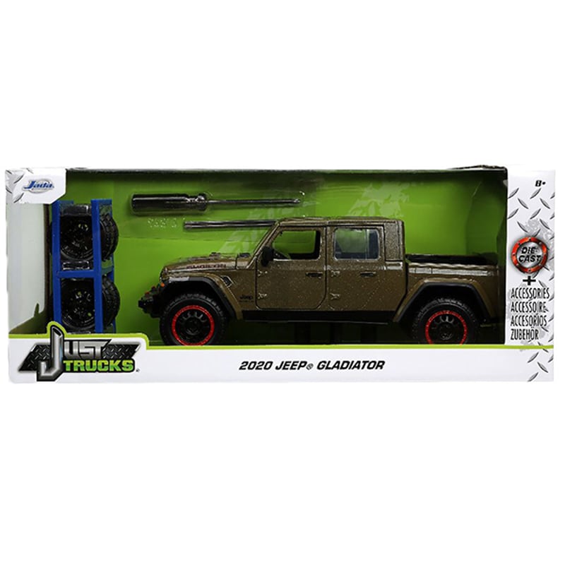 JADATOYS 1:24 JUST TRUCKS w/RACK & WHEELS 2020 JADATOYS 1:24 JUST TRUCKS w/RACK & WHEELS 2020